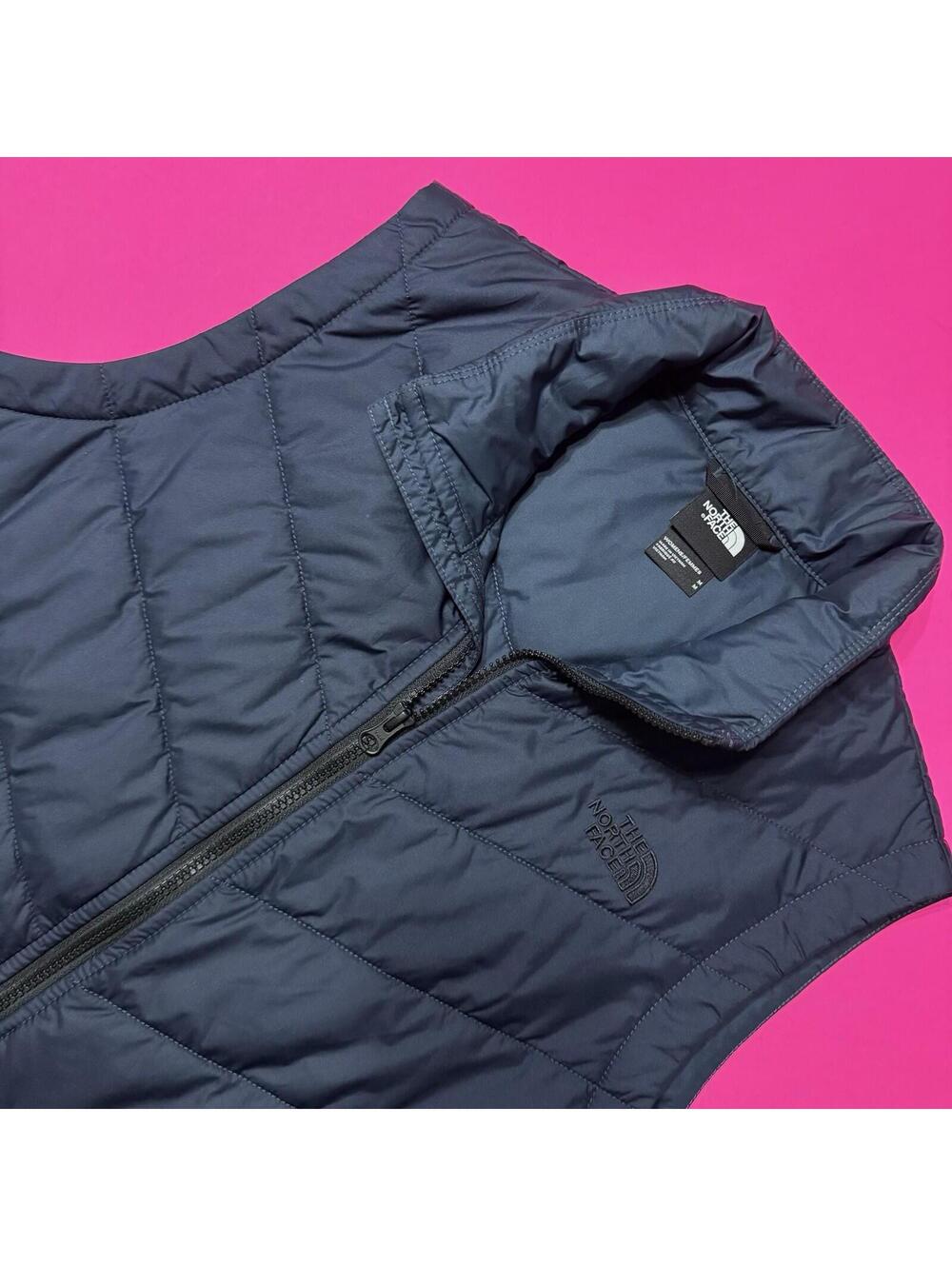 The North Face Blue Insulated Primaloft Puffer Vest Coat Women’s Medium